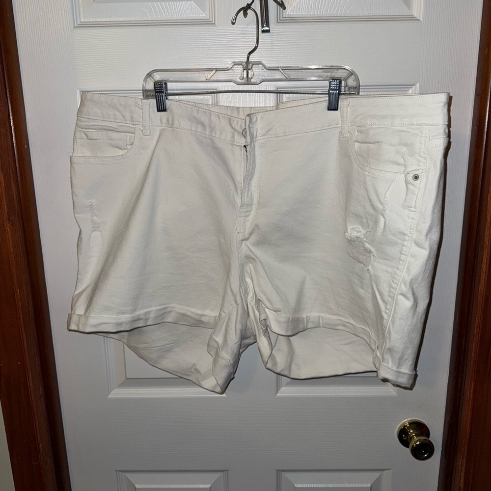Old Navy Women's White Jean Shorts